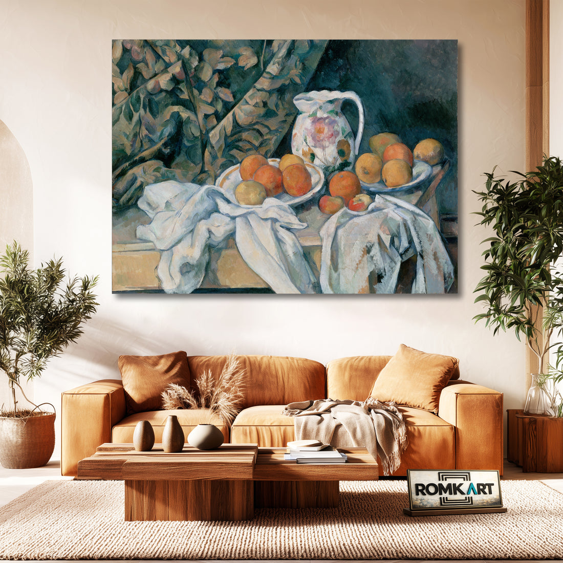Paul Cezanne Still Life With A Curtain 1898 – Reproduction