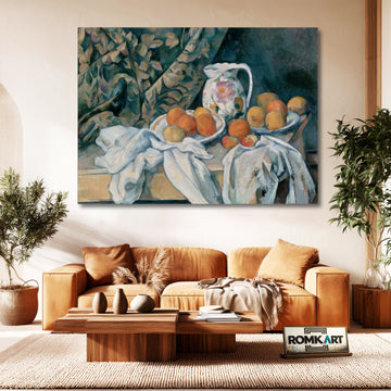 Paul Cezanne Still Life With A Curtain 1898 – Reproduction