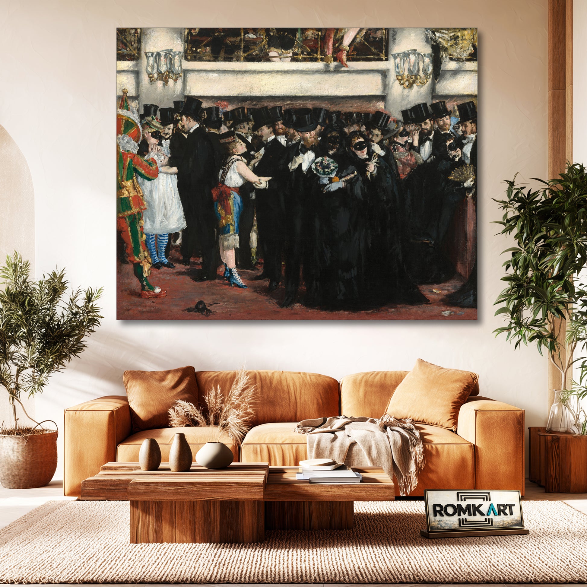 Edouard Manet Masked Ball At The Opera 1873 – Reproduction