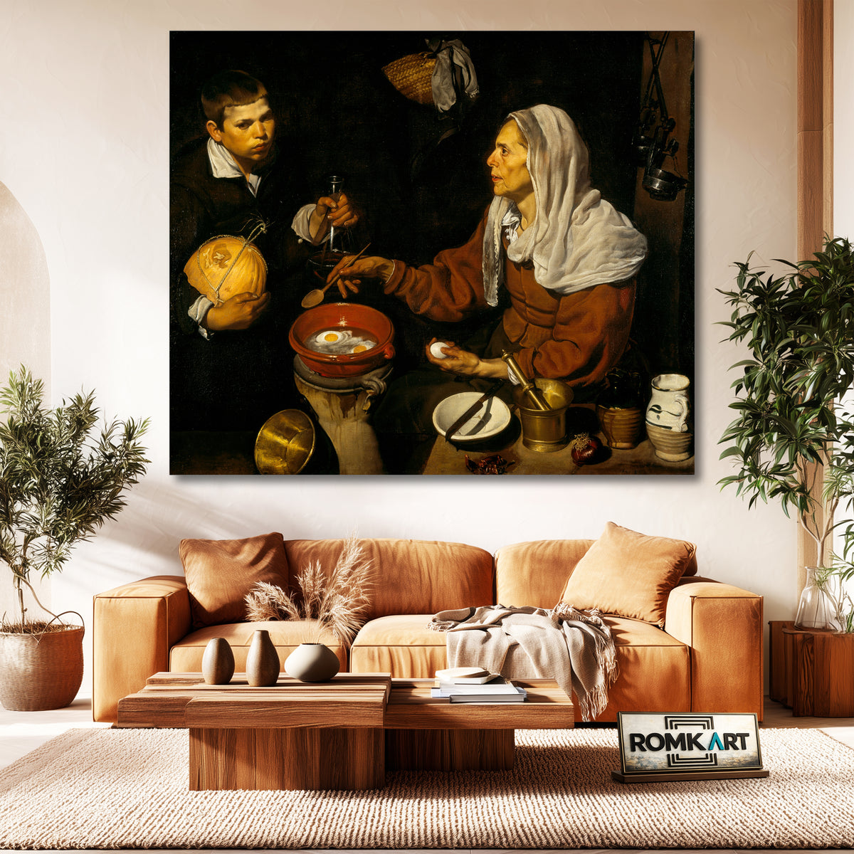 Diego Velazquez Old Woman Cooking Eggs 1618 – Reproduction