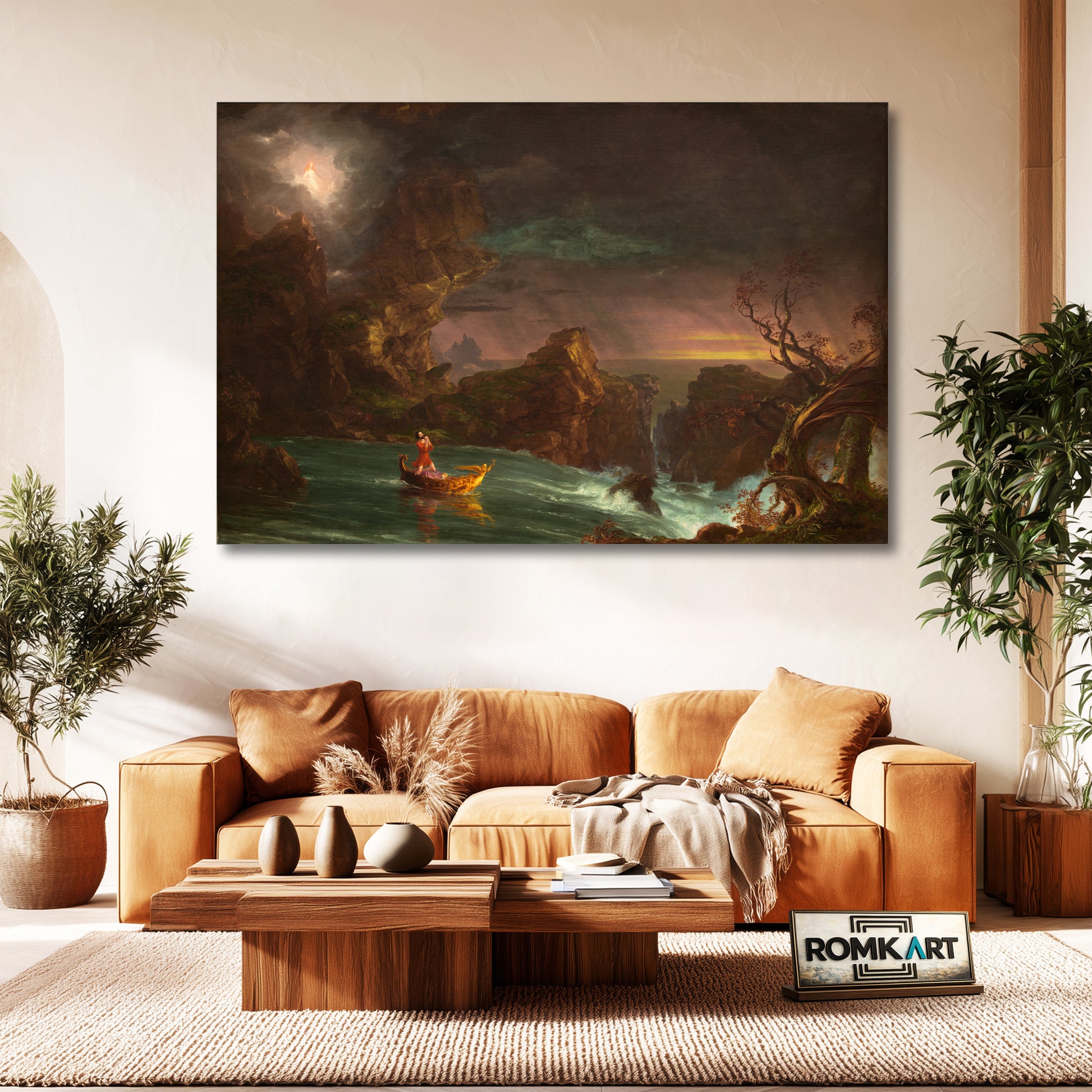 Thomas Cole The Voyage Of Life Manhood 1842 – Reproduction