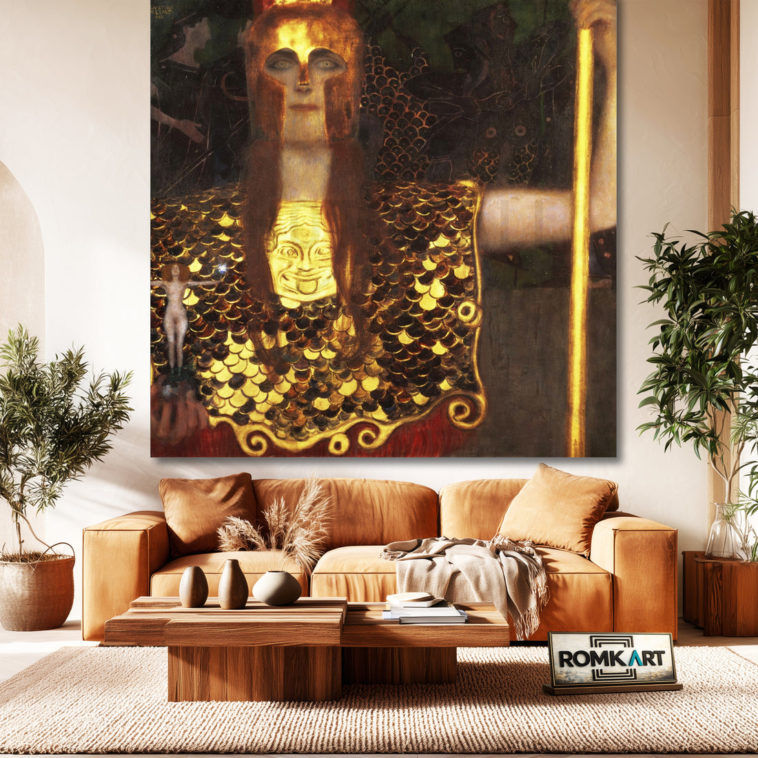 Gustav Klimt Pallas Athena 1898 – Reproduction