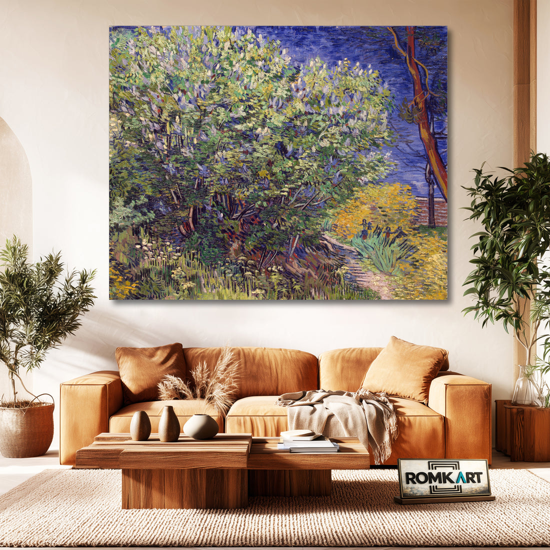 Vincent Van Gogh Lilac Bush 1889 – Reproduction
