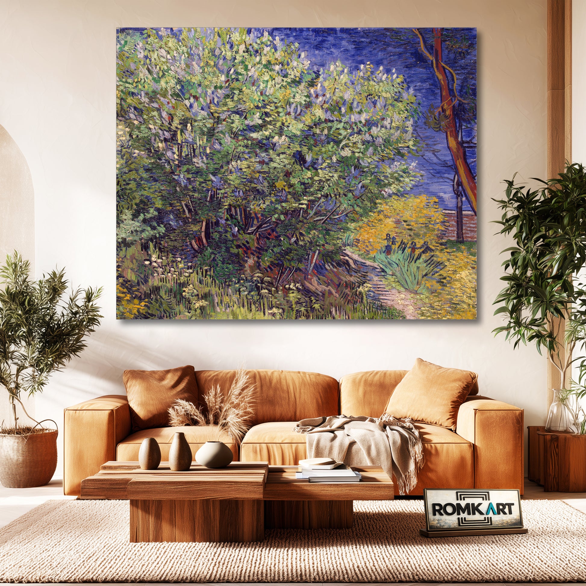 Vincent Van Gogh Lilac Bush 1889 – Reproduction