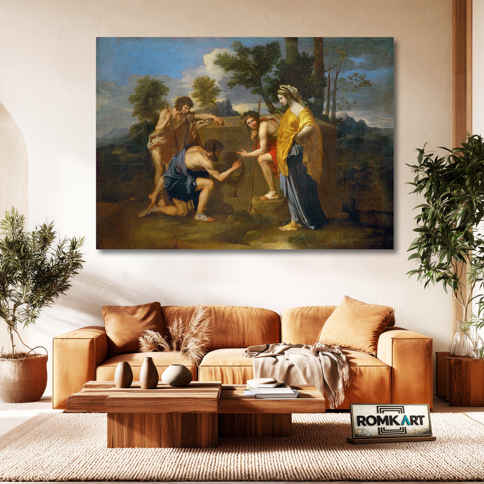 Nicolas Poussin Et In Arcadia Ego 1637 – Reproduction