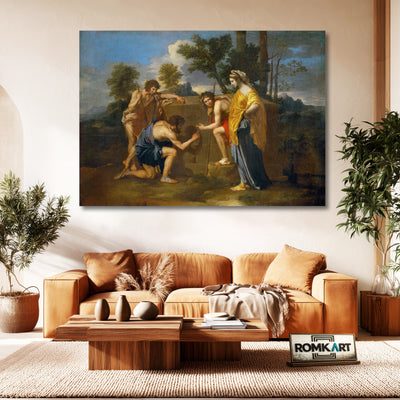 Nicolas Poussin Et In Arcadia Ego 1637 – Reproduction