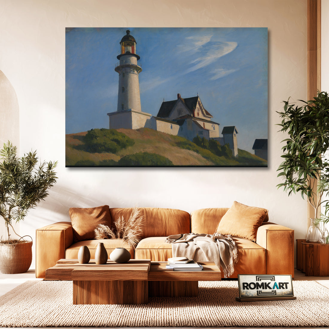 Edward Hopper Lighthouse At Two Lights 1929 – Reproduction