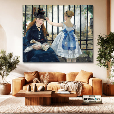 Edouard Manet Le Chemin De Fer 1873 – Reproduction