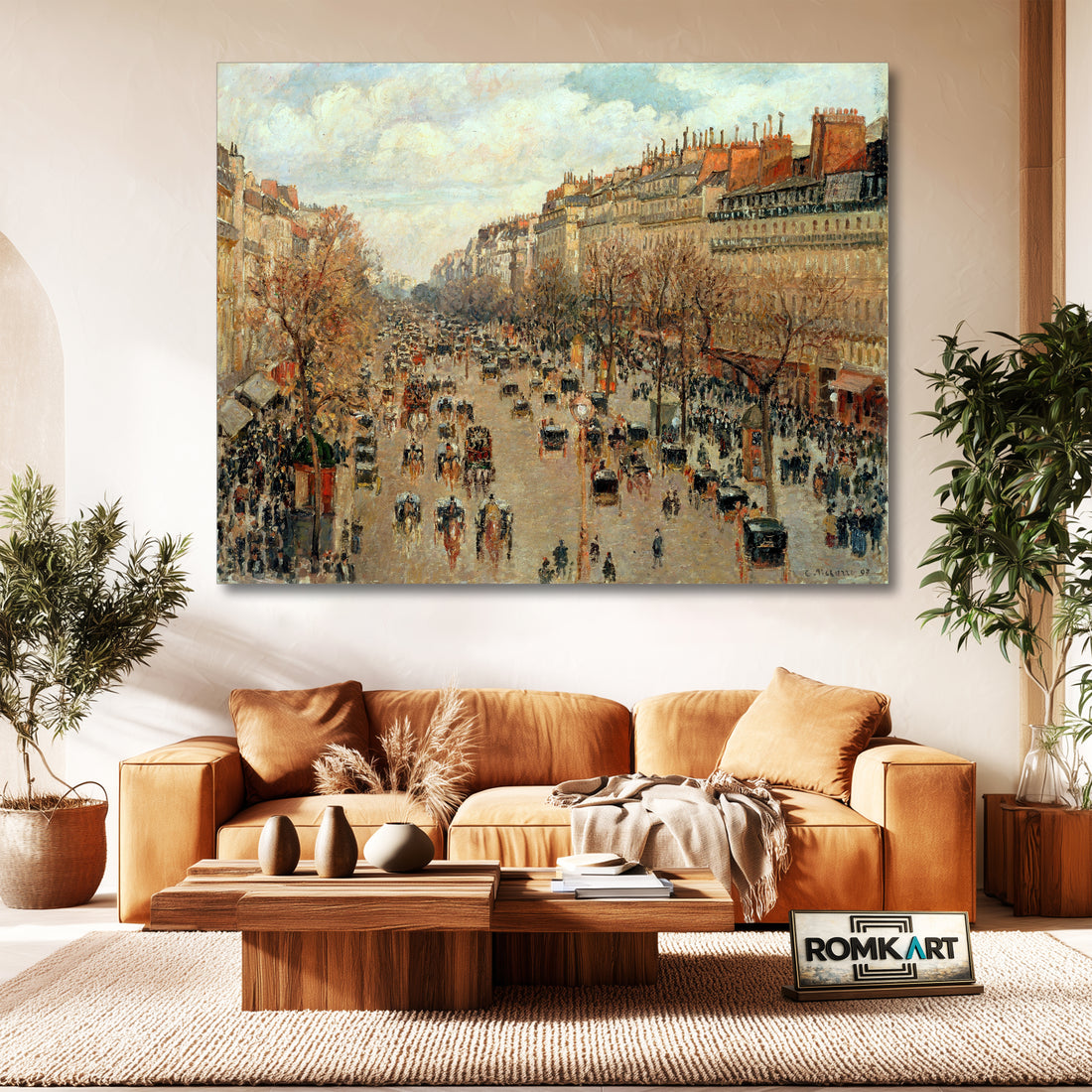 Camille Pissarro The Boulevard Montmartre Afternoon Sun 1897 – Reproduction