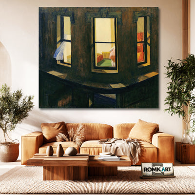 Edward Hopper Night Windows 1928 – Reproduction
