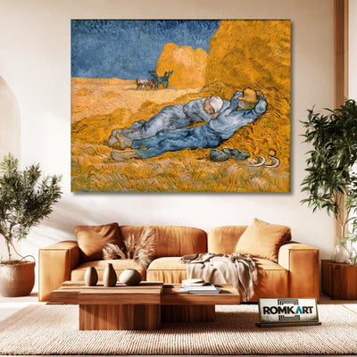 Vincent Van Gogh Noon Rest From Work - After Millet – Reproduction
