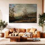 Claude Lorrain The Trojan Women Setting Fire To Their Fleet 1643 – Reproduction