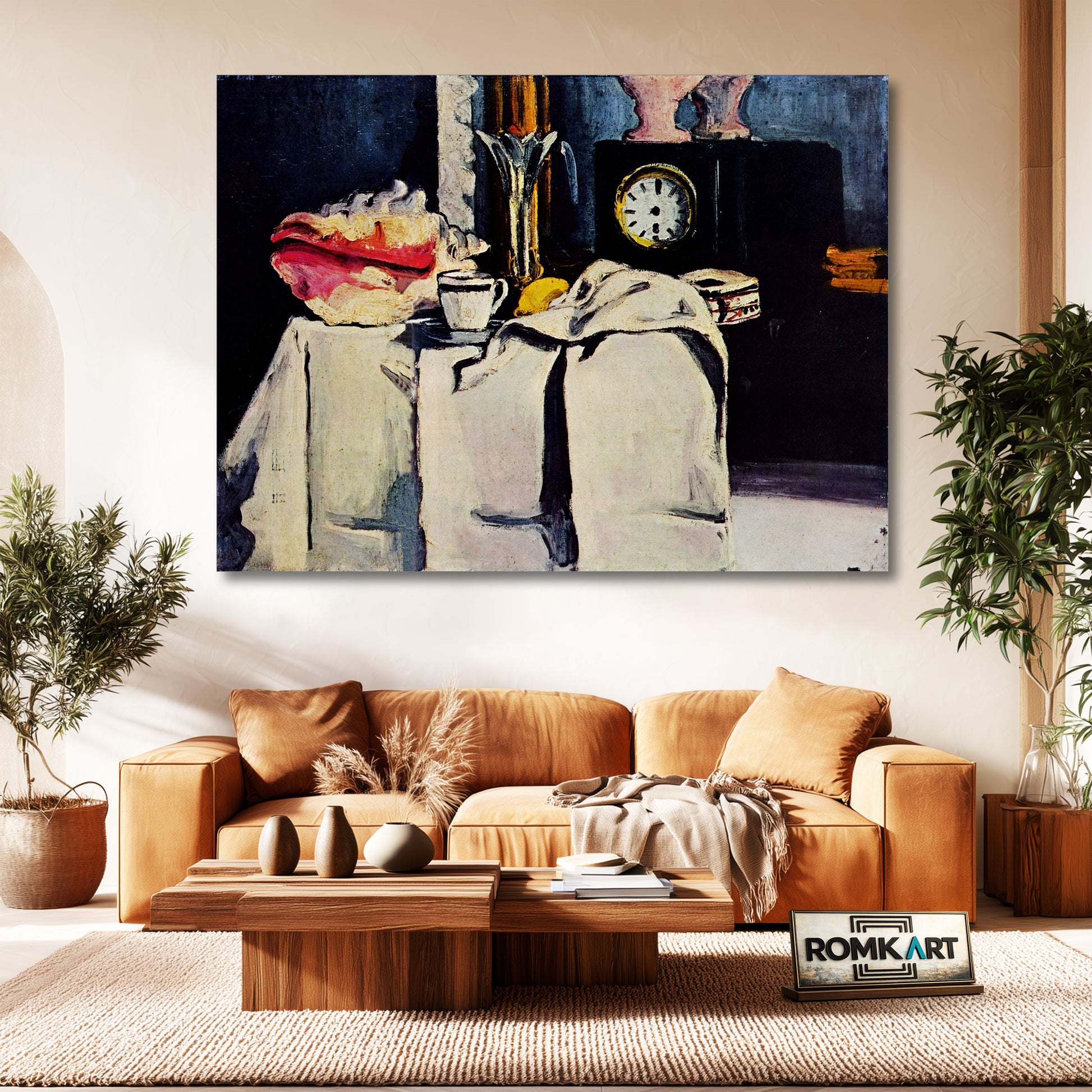 Paul Cezanne Pendule Noire Or The Black Marble Clock 1869-1871 – Reproduction