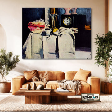 Paul Cezanne Pendule Noire Or The Black Marble Clock 1869-1871 – Reproduction