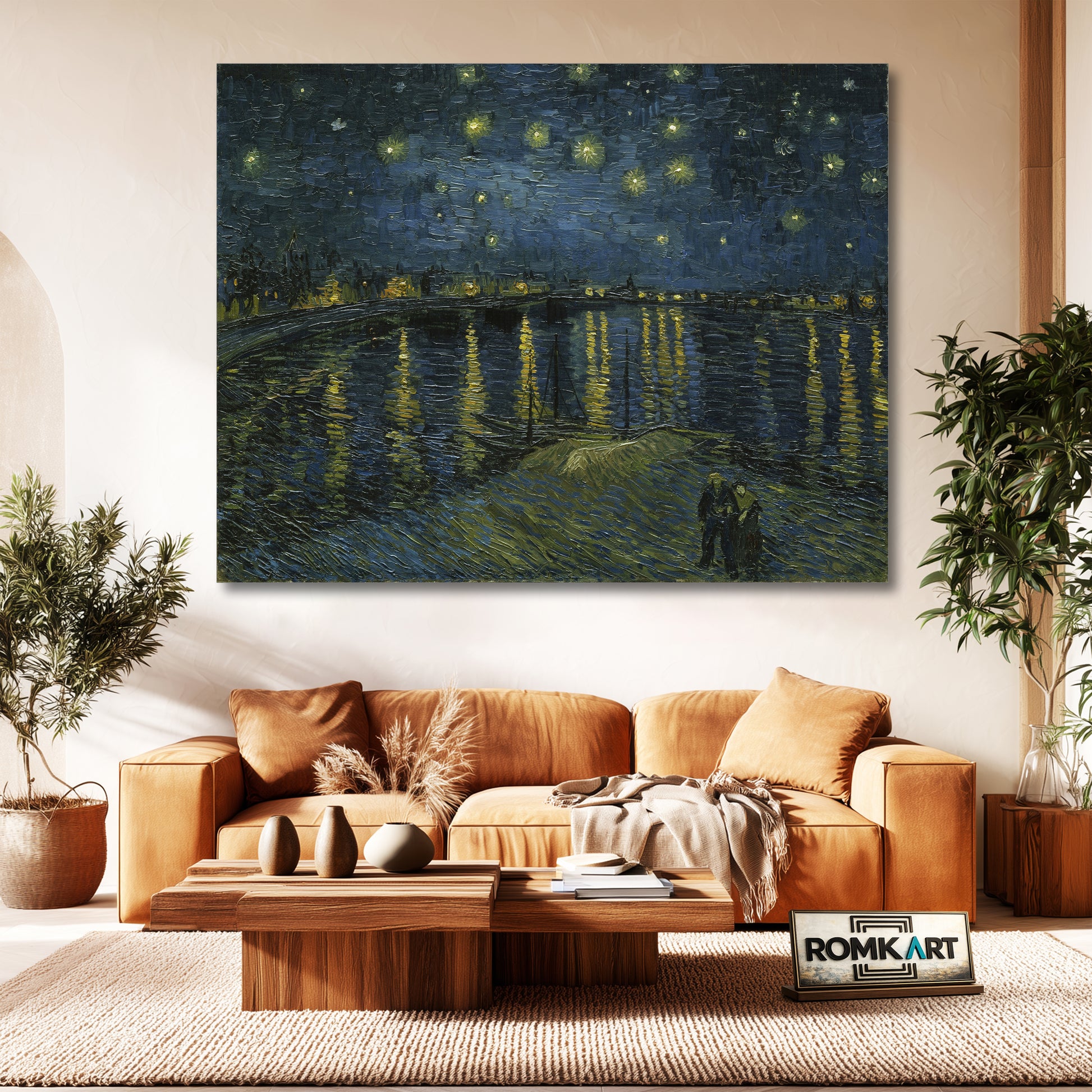 Vincent Van Gogh Starry Night Over The Rhone – Reproduction