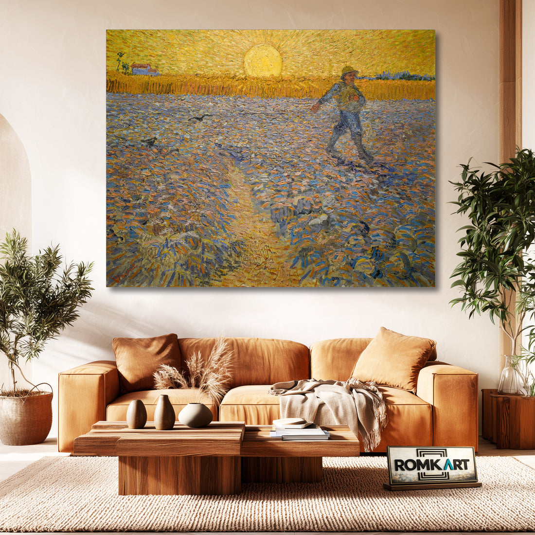 Vincent Van Gogh Sower At Sunset – Reproduction