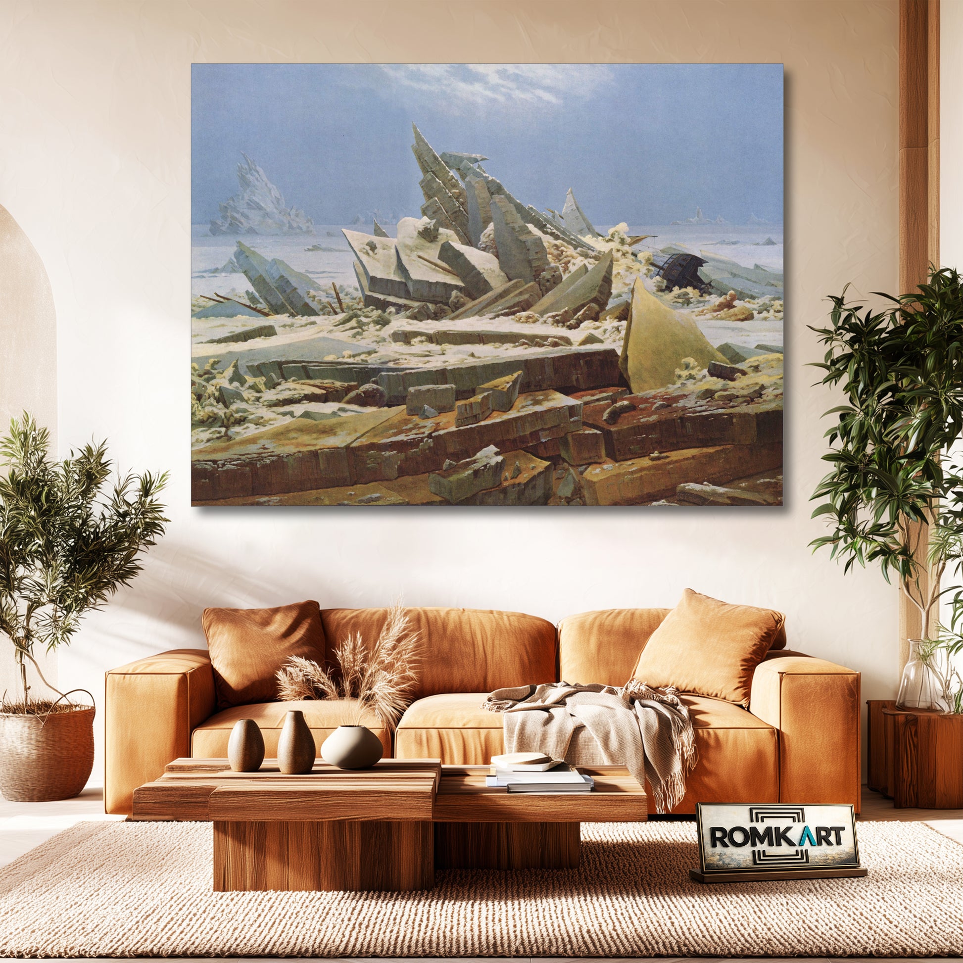 Caspar David Friedrich The Sea Of Ice 1823-1824 – Reproduction