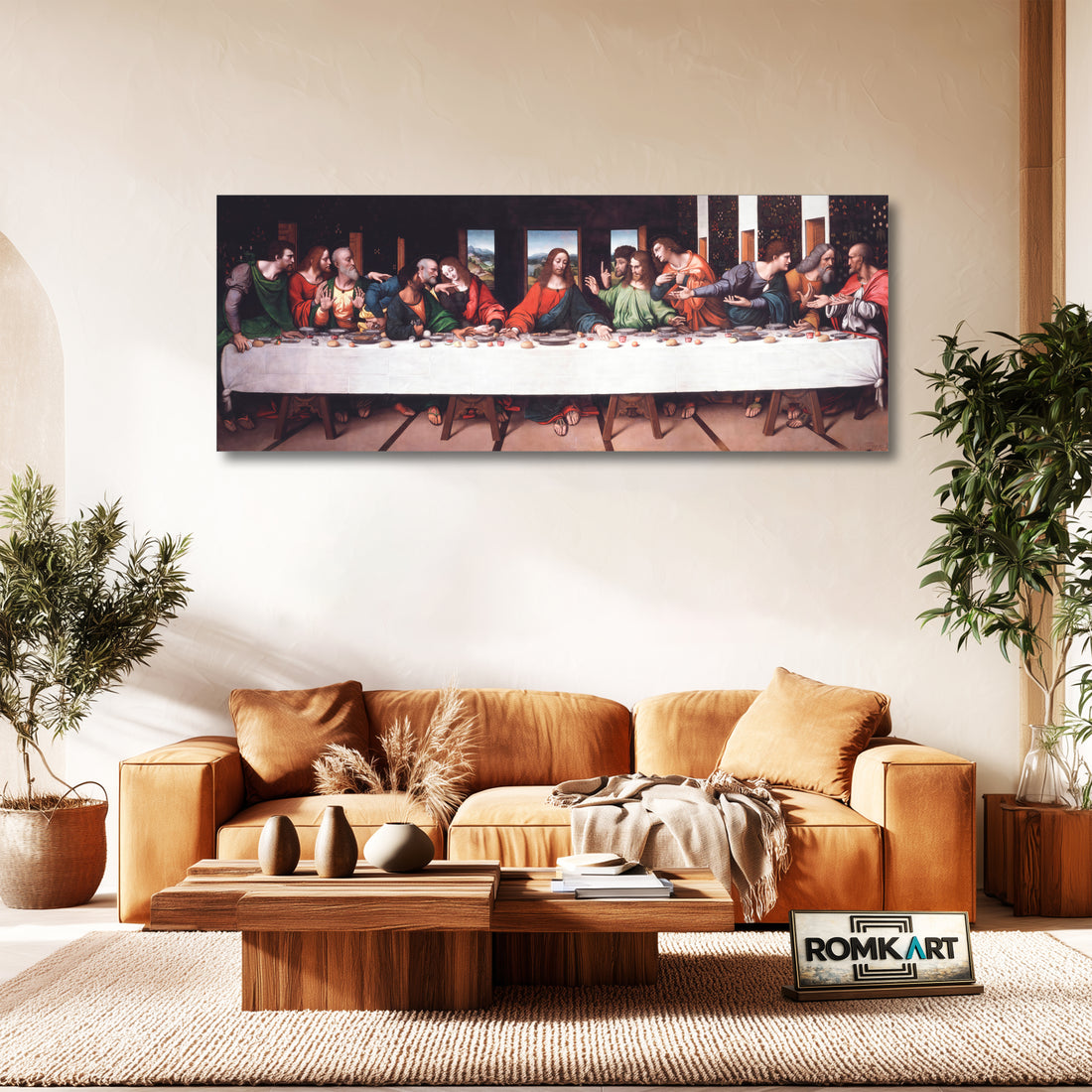 Leonardo Da Vinci The Last Supper 1498 – Reproduction