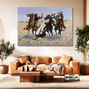 Frederic Remington Aiding A Comrade 1890 – Reproduction