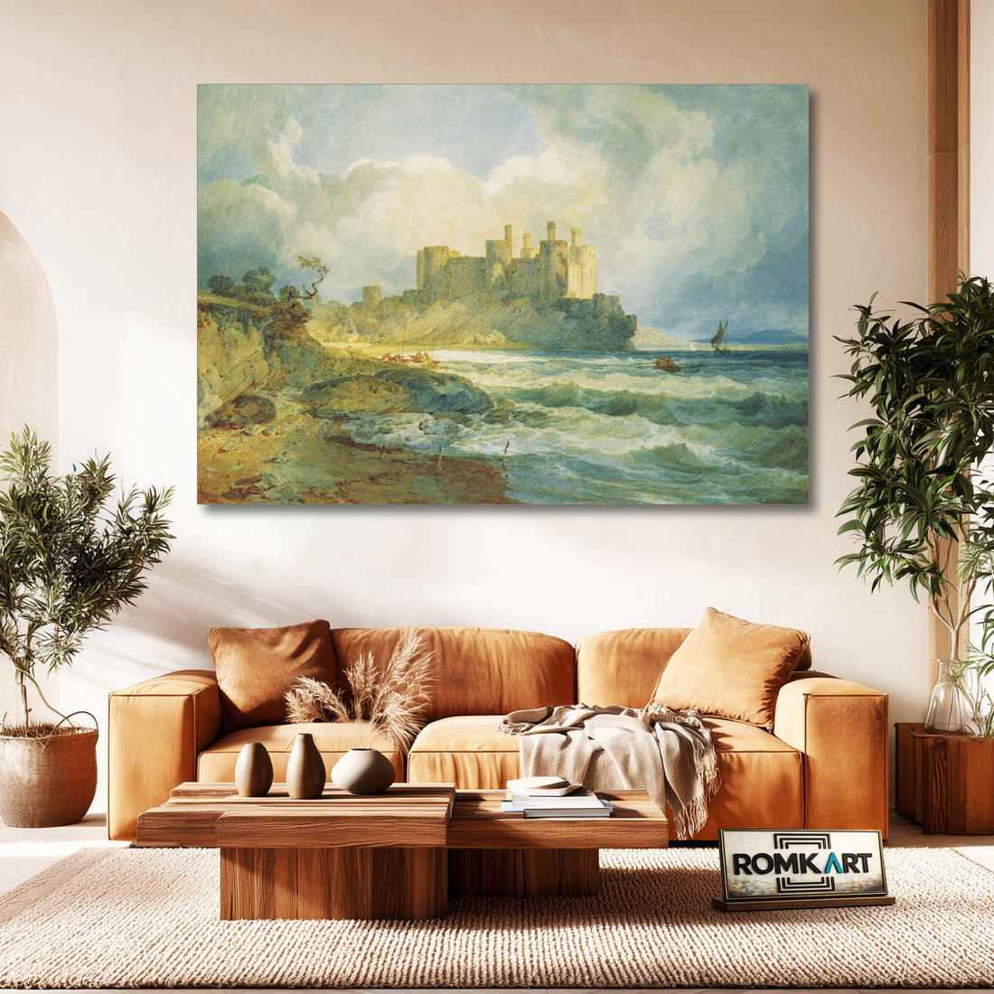 William Turner Conway Castle North Wales 1798 – Reproduction