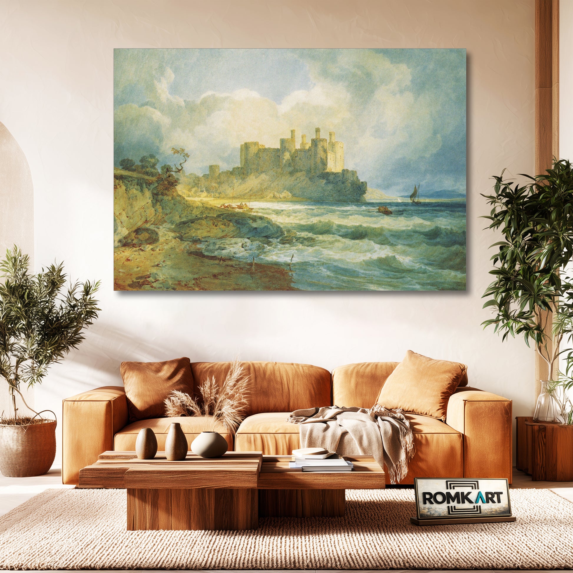 William Turner Conway Castle North Wales 1798 – Reproduction