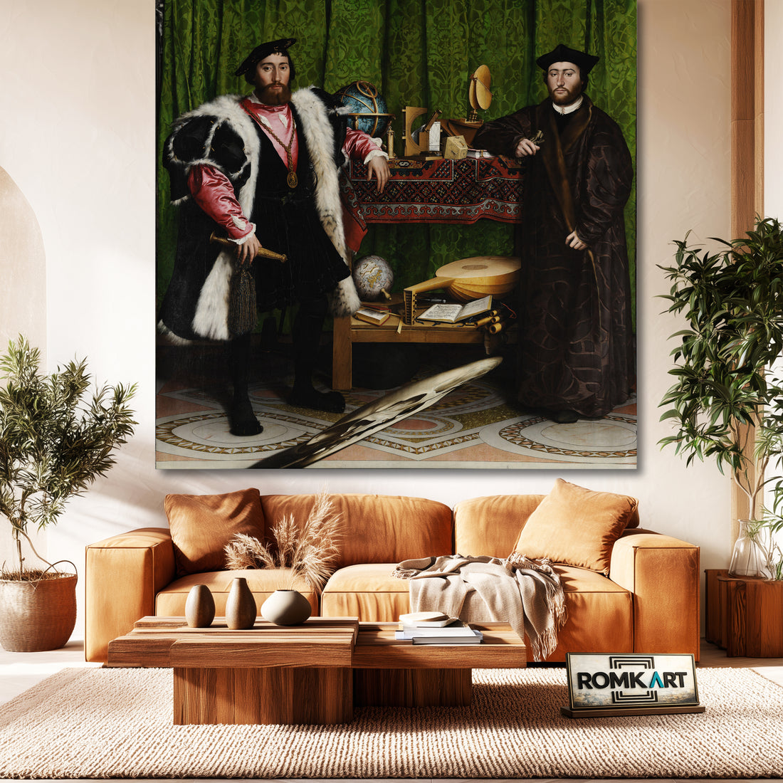 Hans Holbein The Younger The Ambassadors 1553 – Reproduction