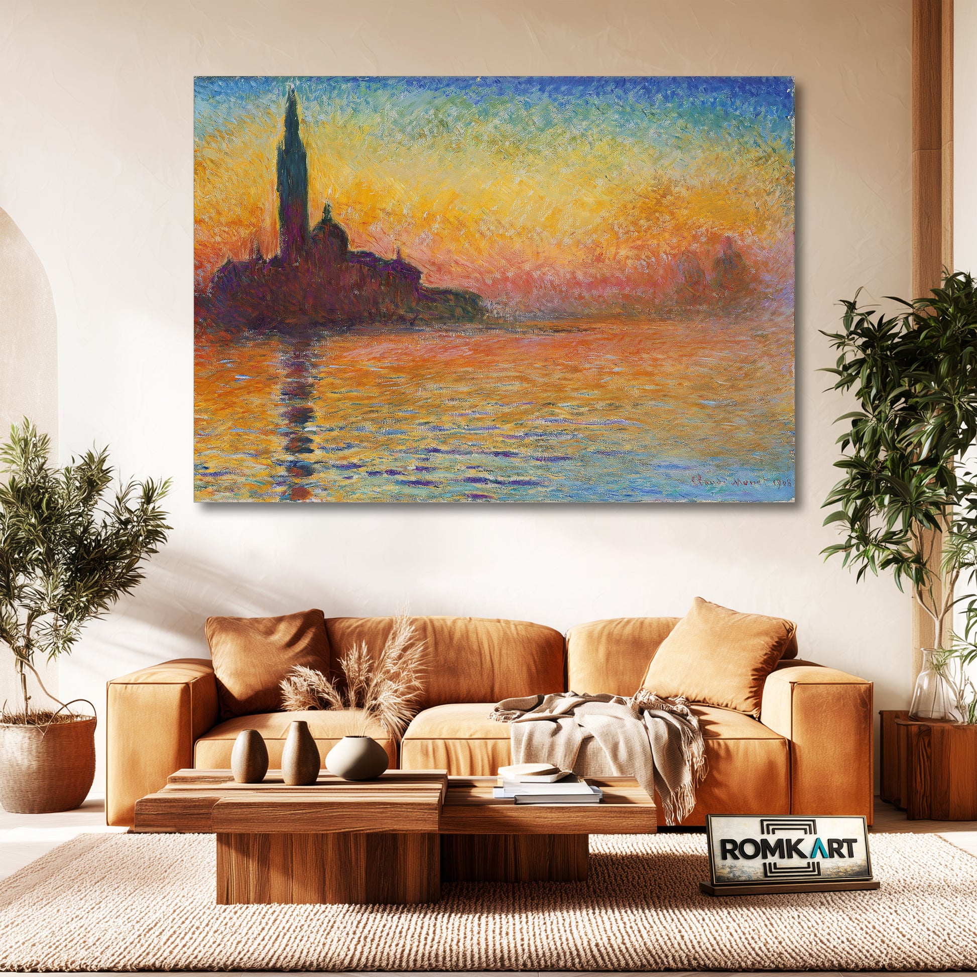 Claude Monet San Giorgio Maggiore At Dusk 1908 – Reproduction