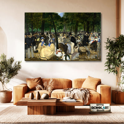 Edouard Manet Music In The Tuileries 1862 – Reproduction