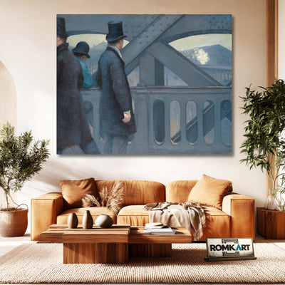 Gustave Caillebotte On The Pont De Leurope 1876 – Reproduction