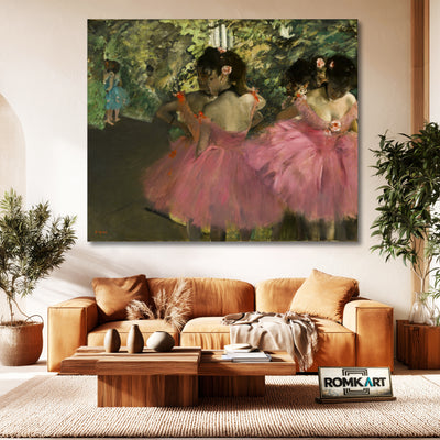 Edgar Degas Dancers In Pink C1876 – Reproduction