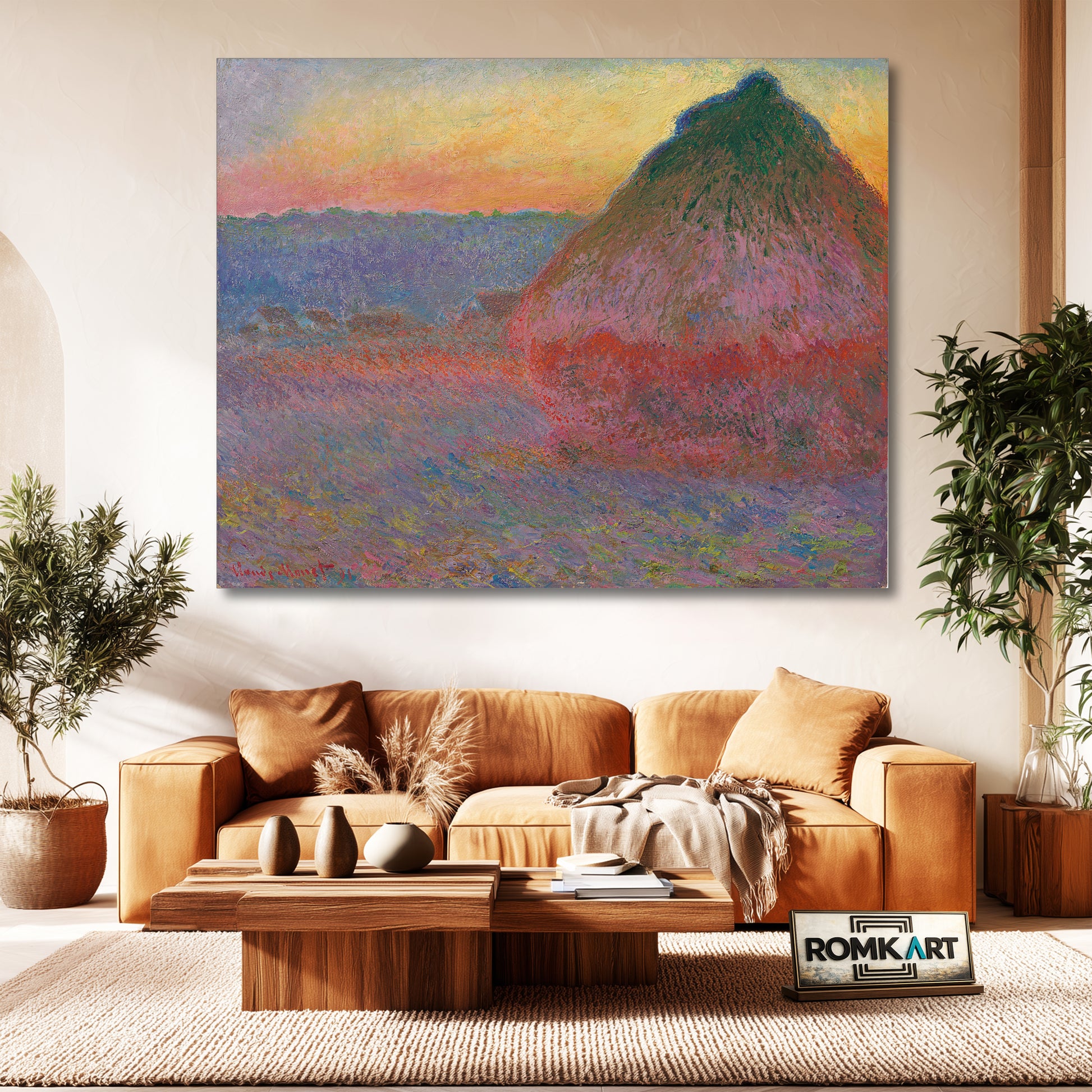 Claude Monet Meule Grainstack 1890- 1891 – Reproduction