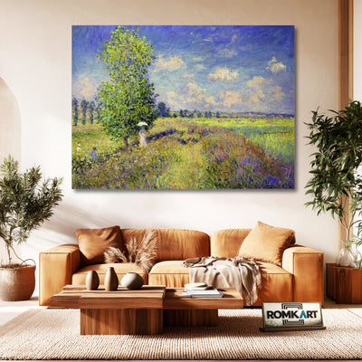Claude Monet Summer Poppy Field 1875 – Reproduction