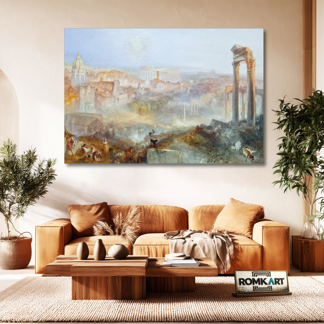 William Turner Modern Rome Campo Vaccino 1839 – Reproduction