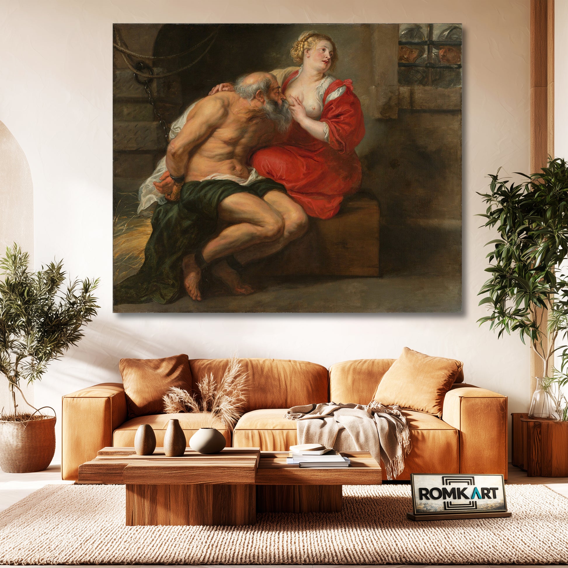 Peter Paul Rubens Cimon And Pero C1630 – Reproduction