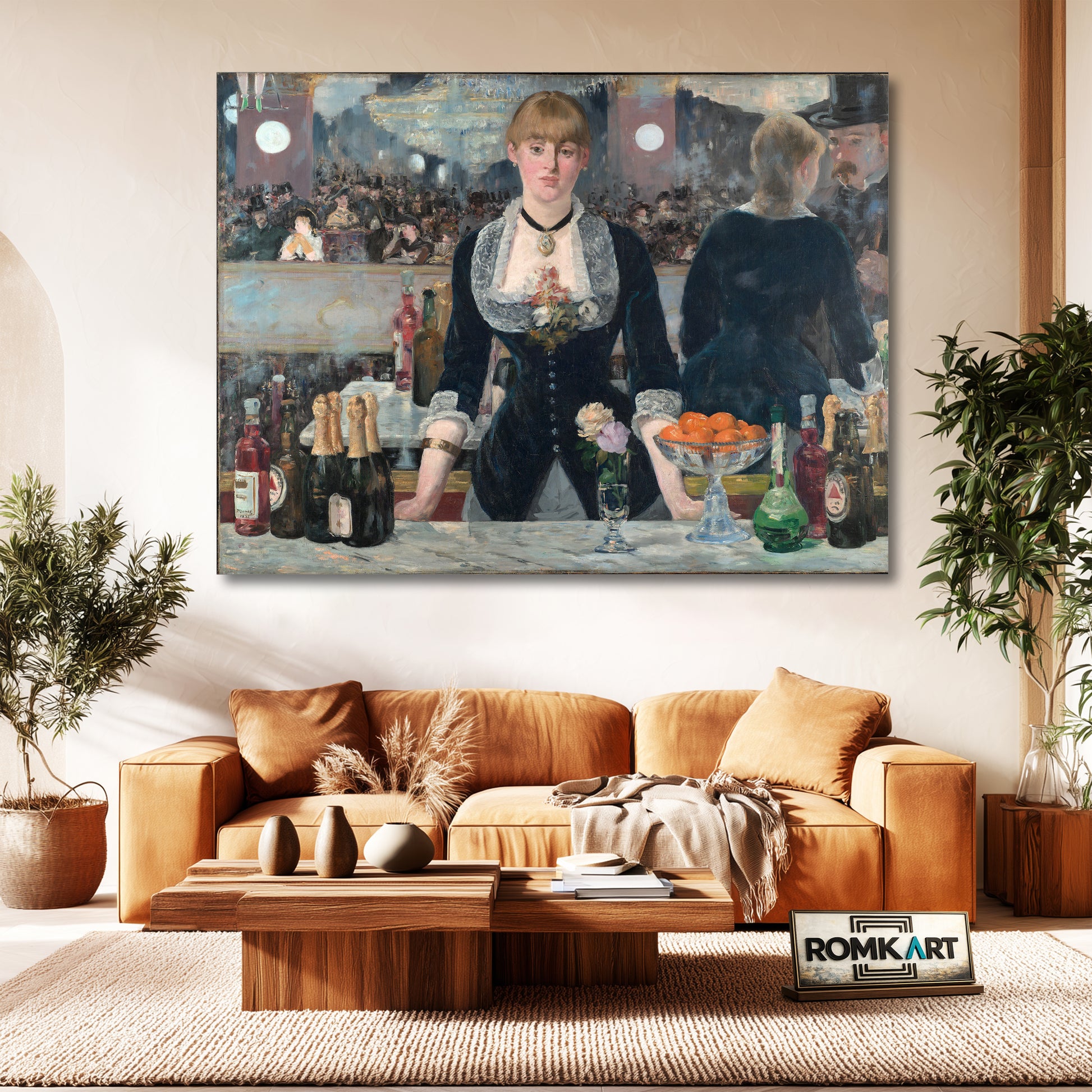 Edouard Manet A Bar At The Folies-bergere 1882 – Reproduction