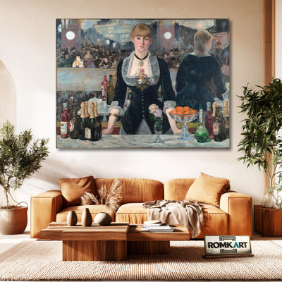 Edouard Manet A Bar At The Folies-bergere 1882 – Reproduction
