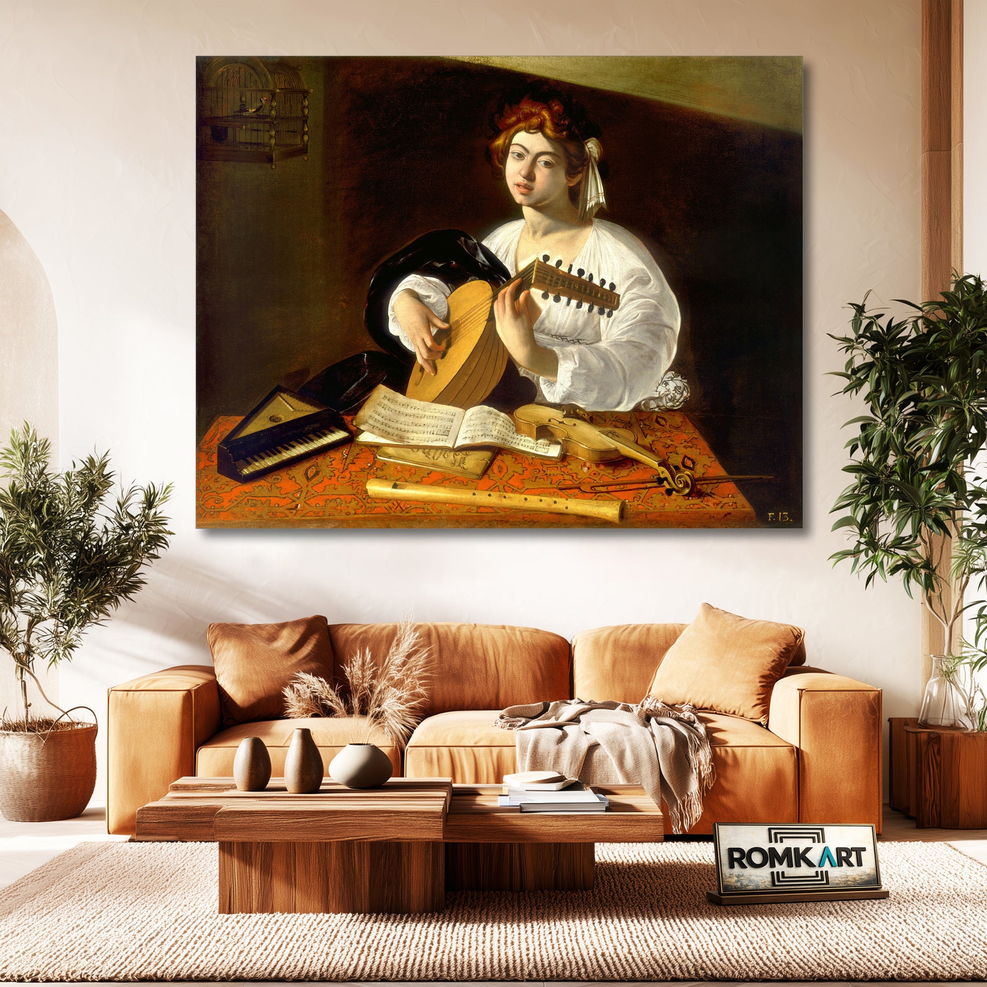 Caravaggio The Lute Player 1600 – Reproduction