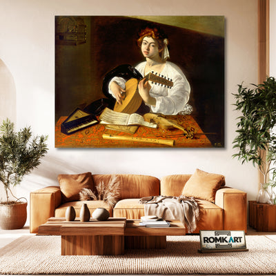 Caravaggio The Lute Player 1600 – Reproduction