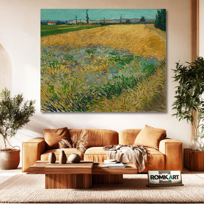 Vincent Van Gogh Wheatfield 1888 – Reproduction