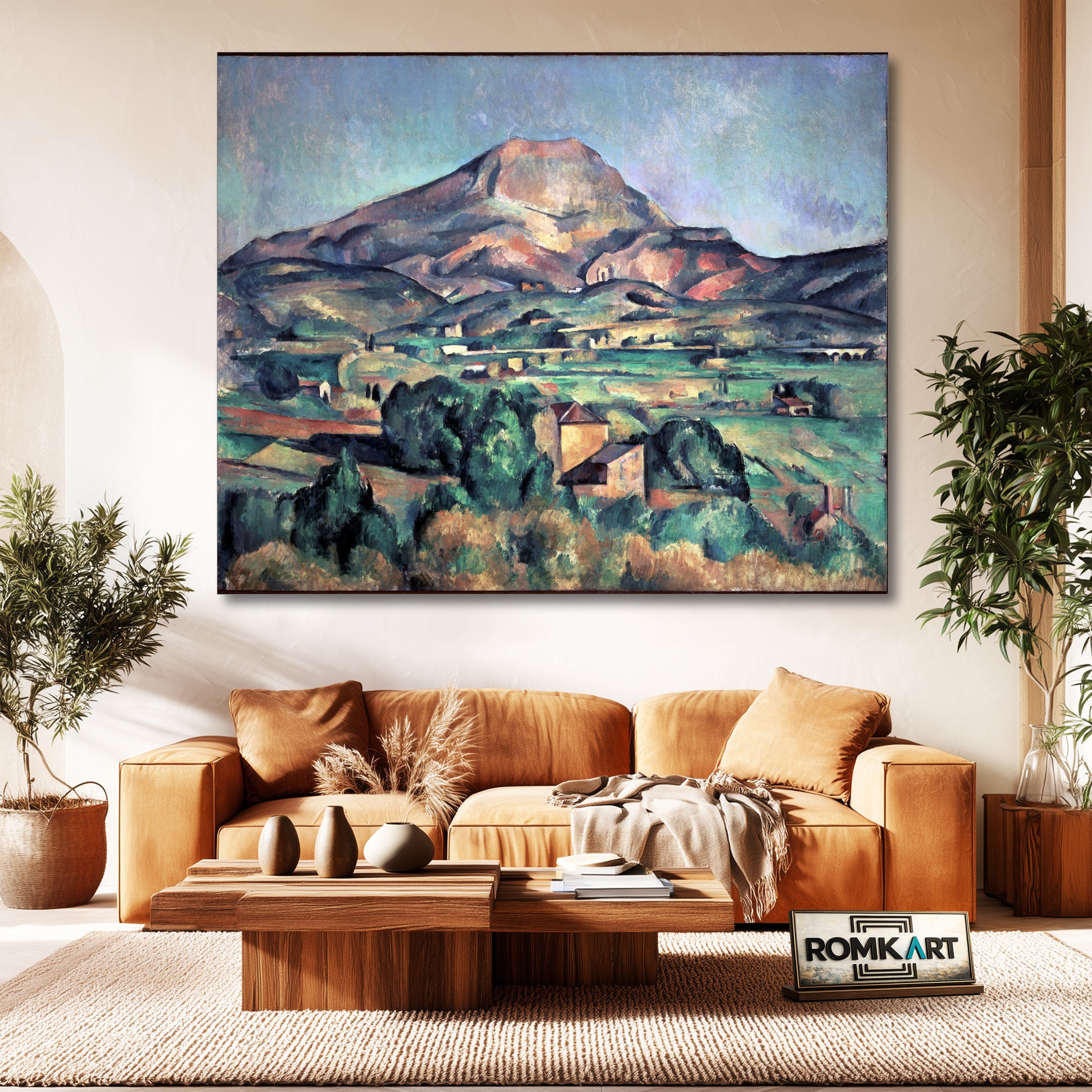 Paul Cezanne Mont Sainte-victoire Seen From Bellevue – Reproduction
