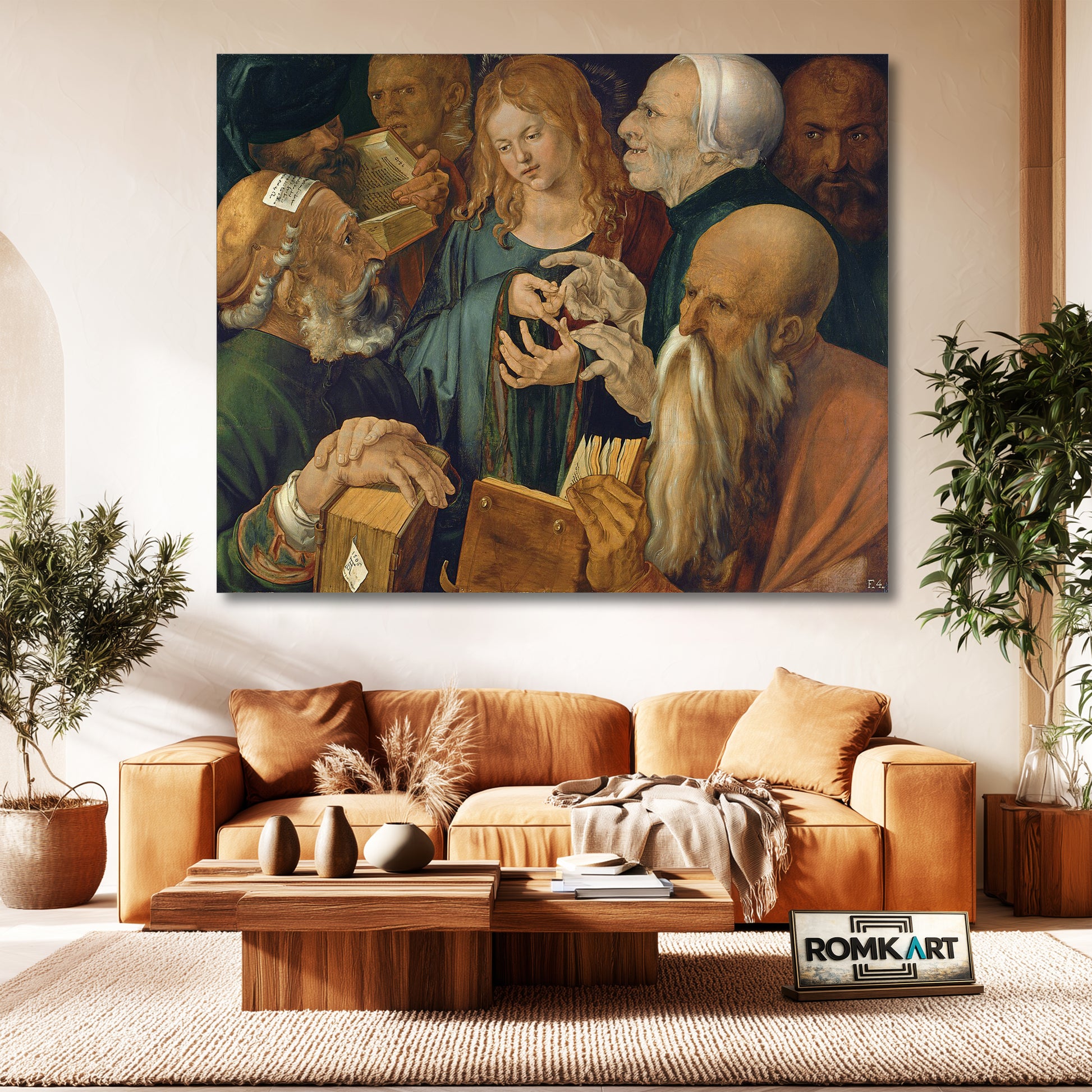 Albrecht Durer Christ Among The Doctors 1506 – Reproduction