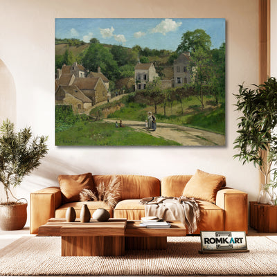 Camille Pissarro L'Hermitage à Pontoise 1867 – Reproduction