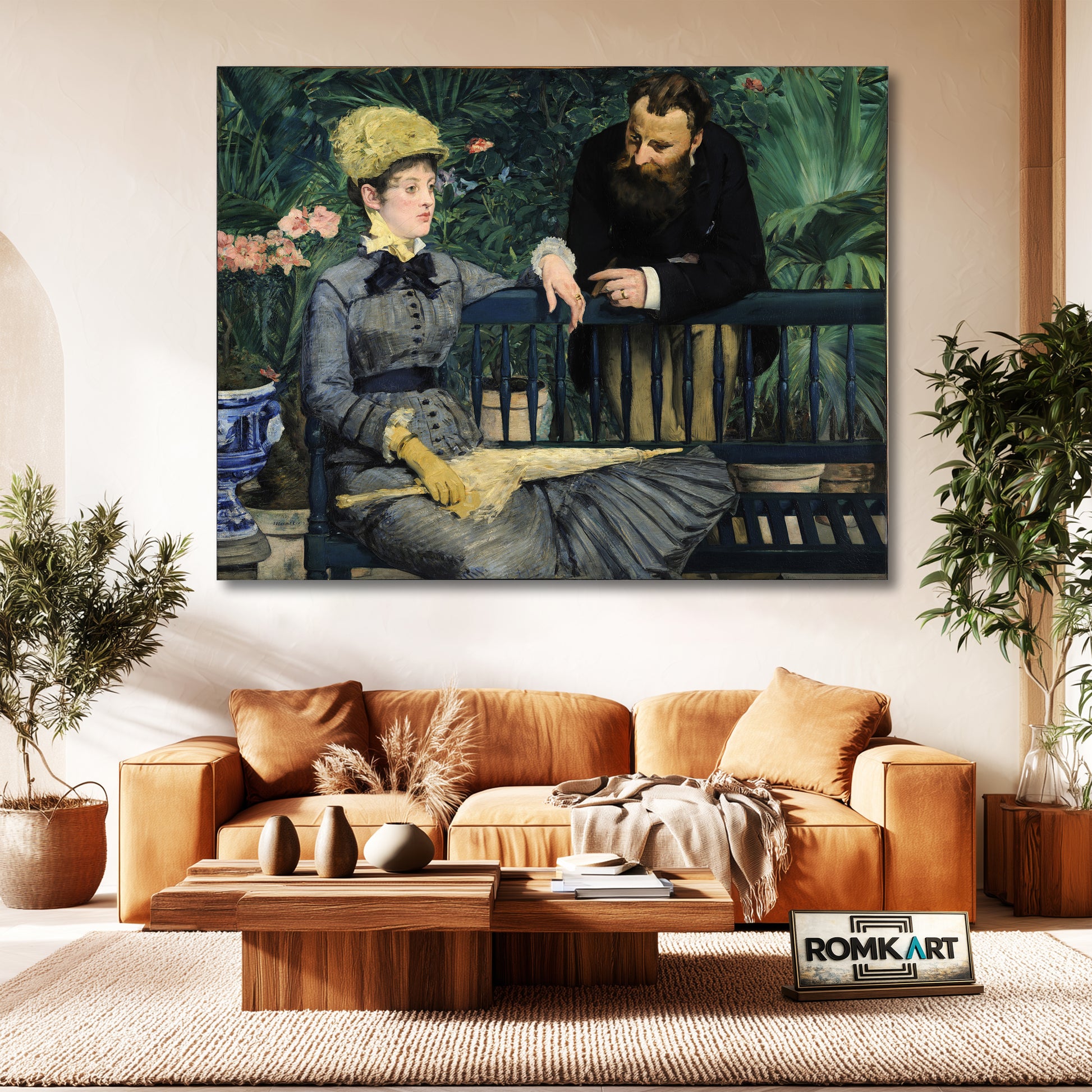 Edouard Manet In The Conservatory 1878 – Reproduction