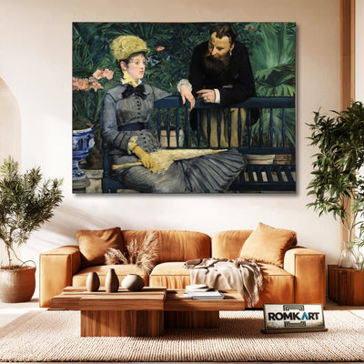Edouard Manet In The Conservatory 1878 – Reproduction