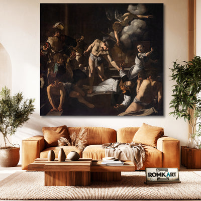 Caravaggio The Martyrdom Of Saint Matthew 1600 – Reproduction