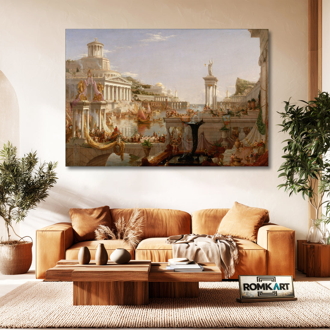 Thomas Cole The Course Of Empire The Consummation Of Empire 1836 – Reproduction