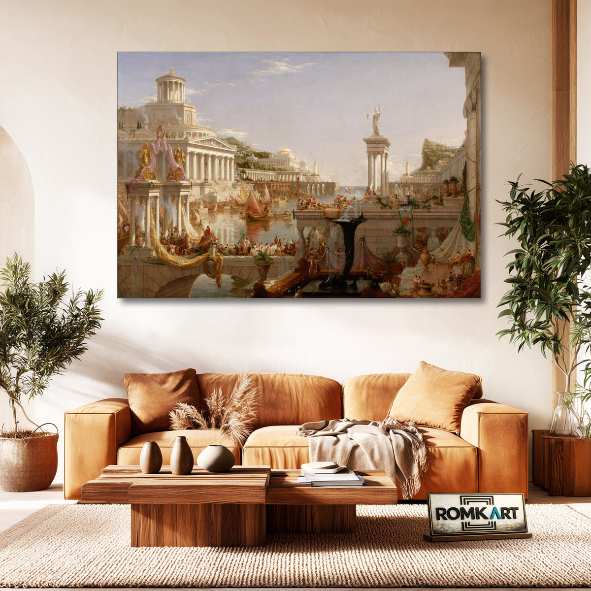 Thomas Cole The Course Of Empire The Consummation Of Empire 1836 – Reproduction