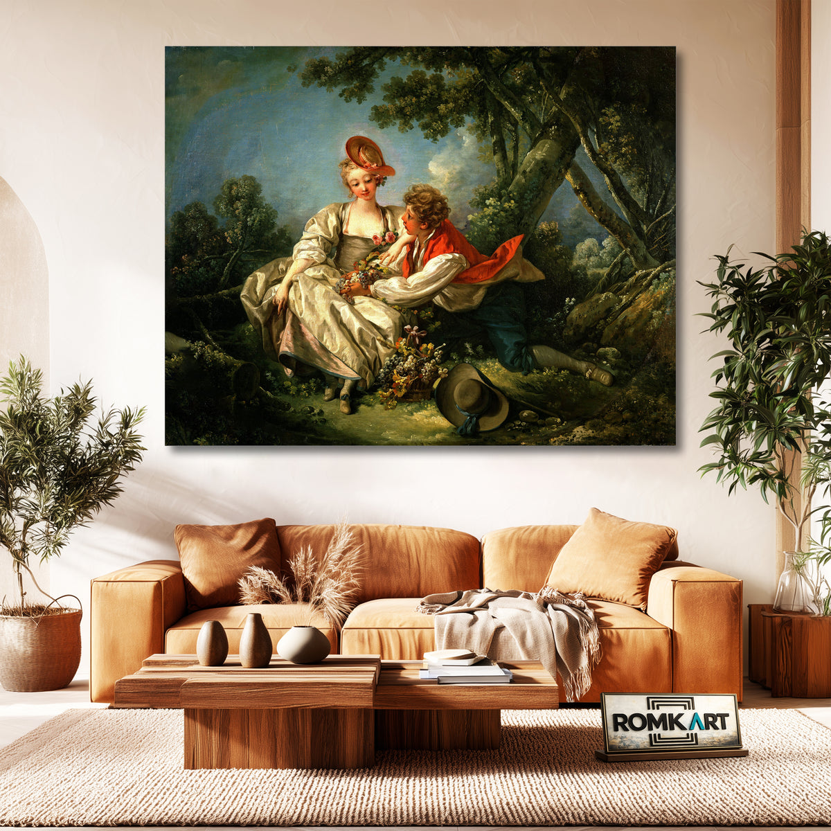 Francois Boucher The Four Seasons Autumn 1755 – Reproduction