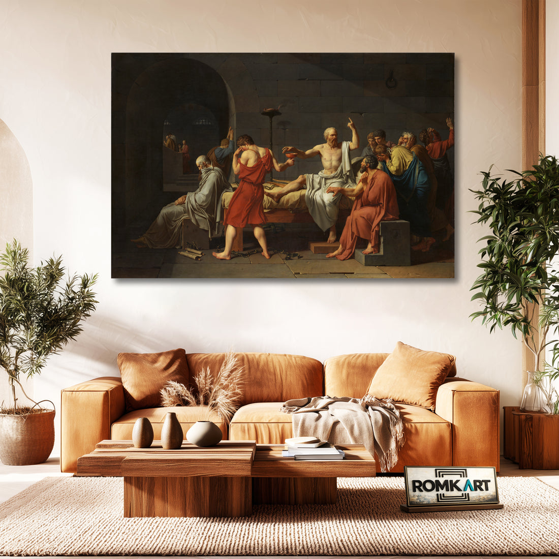 Jacques-louis David The Death Of Socrates 1787 – Reproduction