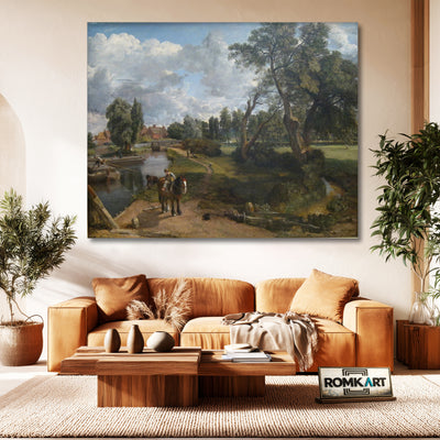 John Constable Flatford Mill Scene On A Navigable River 1816 – Reproduction
